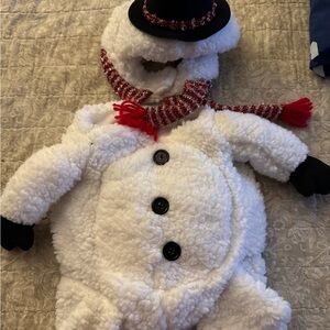 Adorable Snowman Dog Costume